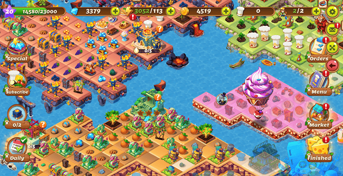 Gameplay de Merge Bistro